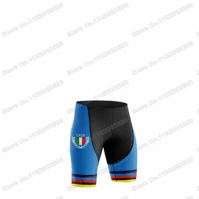 Ensemble de maillot de cyclisme de l'équipe d'Italie pour hommes, vêtements rétro, chemise de vélo d