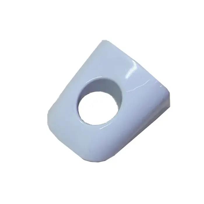 Nouveau capuchon de poignée de serrure de porte de conducteur de voiture avant gauche blanc noir arg