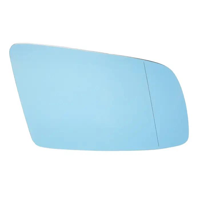 Miroirs d'aile chauffants à grand angle pour BMW Serie 5 E60 E61 E63 E64 2003-2010 côté gauche et droit bleu verre grand Angle rétrovise