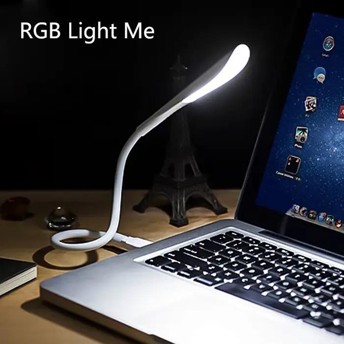 Mini lumière USB pour ordinateurs portables, capteur tactile, lumière LED pour livre, batterie exter