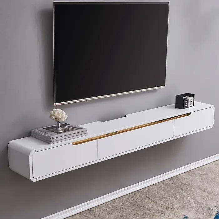 Support TV DUTRIEUX G10 Black Meuble Salon Modernes Bois Massif Luxe Pour Adultes Occasions Spéciales