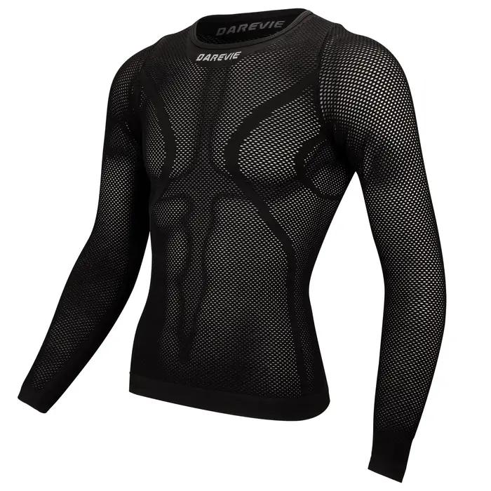 DAREVIE Base de cyclisme Laye petite taille Compression sans couture 2023 sous-vêtements à manches longues respirant