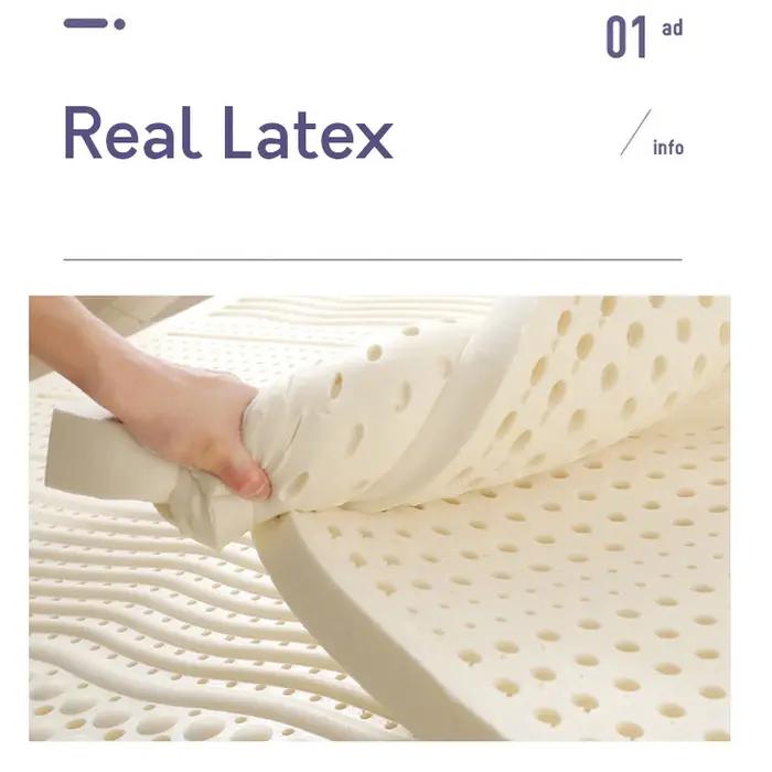 Matelas en Latex group 100% Naturel, Produit de Luxe, Simple, Double, avec Juste