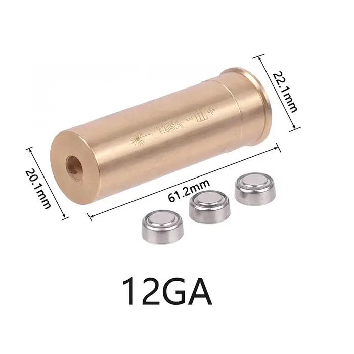 Tactique 12GA 20GA série calibre point rouge Laser alésoir accessoires de chasse alésage vue 12 jauge baril cartouche
