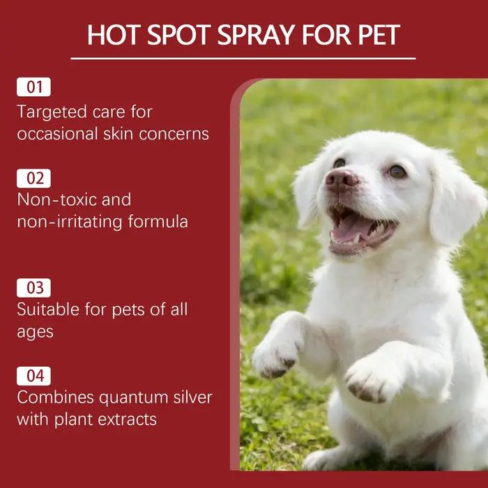 Spray Apaisant pour Animaux Contre les Démangeaisons et la Peau Sèche – Soin Quotidien Doux pour Chiens et Chats – Favorise une Pelage Brillant
