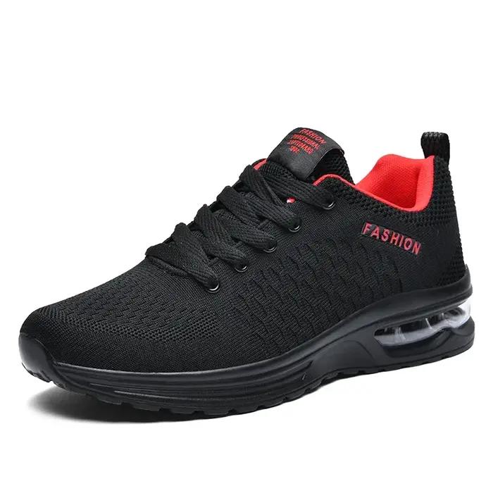 Chaussures de course légères à lacets pour hommes