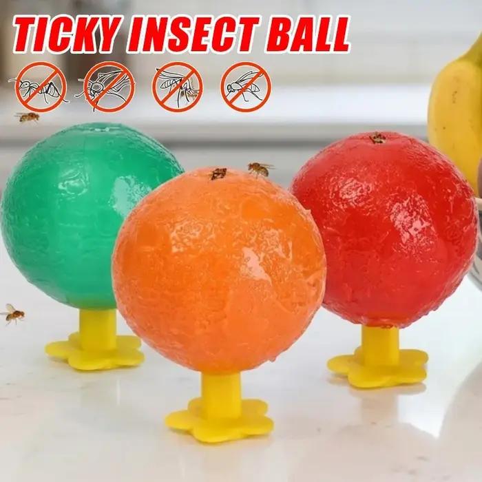 Piège à insectes d'intérieur à forte adhérence, boule anti-nuisibles, collecteur de moustiques, fournitures de lutte antiparasitaire pour cuisine et bureau