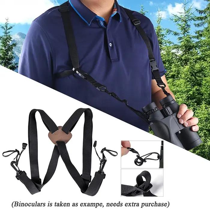 Harnais X réglable portage jumelles élastique durable accessoires optique appareil photo