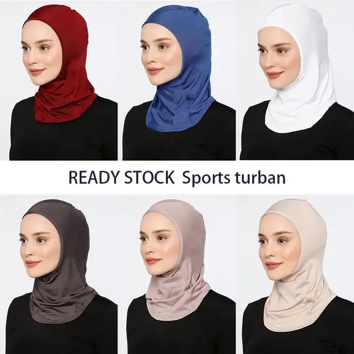 Hijab femme musulman ramadan abaya femme islam foulard musulmane pour femme bonnet soie de medine Ab