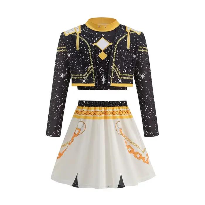 Ensemble de 3 pièces pour filles, Costume de Cosplay, vêtements à la mode, spectacle sur scène, jeu