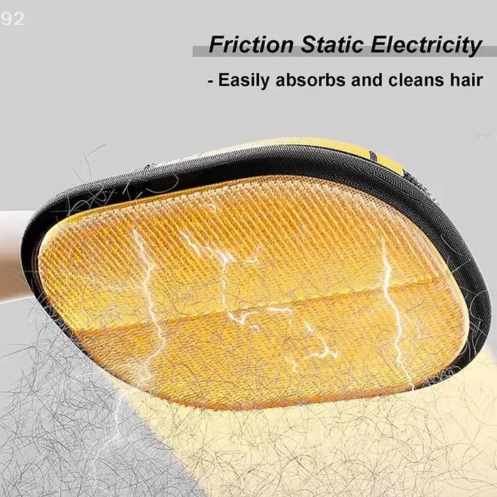 Gants électrostatiques modernes pour animaux de compagnie conception double face pour toilettage efficace et confortable chiens chatsUsageIdOccasionsSpéciales