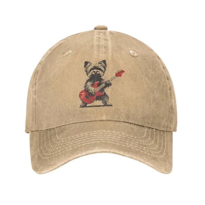 Casquette de baseball Yorkshire Terrier en coton pour homme et femme protection solaire extérieur quatre saisons
