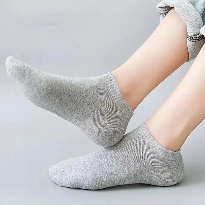 Lot chaussettes bateau homme chasse - Absorption transpiration couleur unie pour sport et affaires