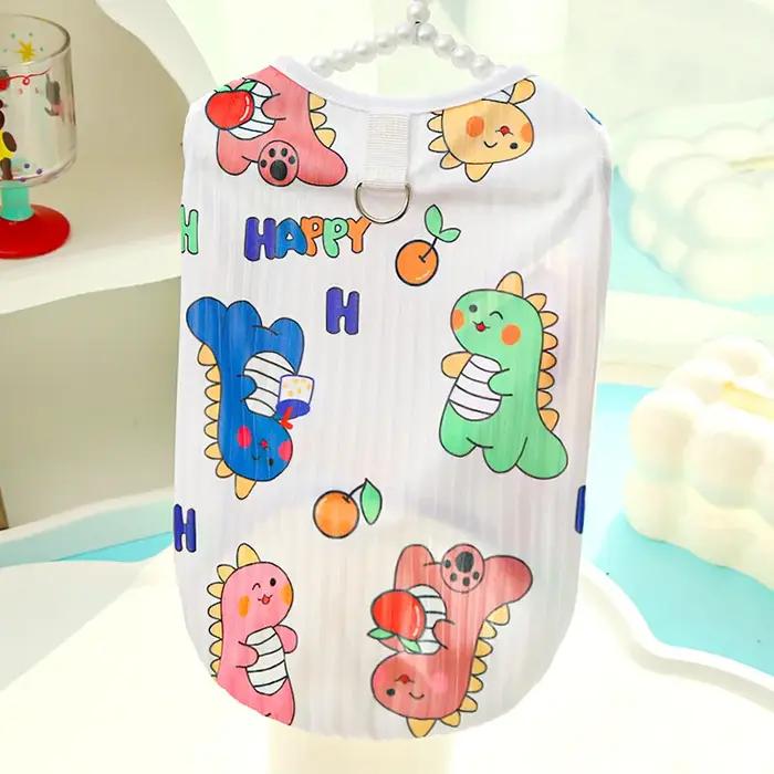 Chemises pour chiens de petite, moyenne et grande taille, en coton doux, extensible, léger, T-Shirts