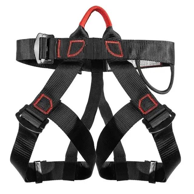 Harnais de sécurité en plein air SMHXIANGQIANJIN pour randonnées et escalades demi-corps support de taille survie aérienne outils de montagne robuste et fiable