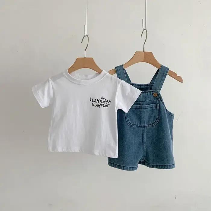 Ensembles de vêtements d'été pour bébés filles décontractés en coton et polyester avec motifs animaux pour occasions spéciales et quotidiennes