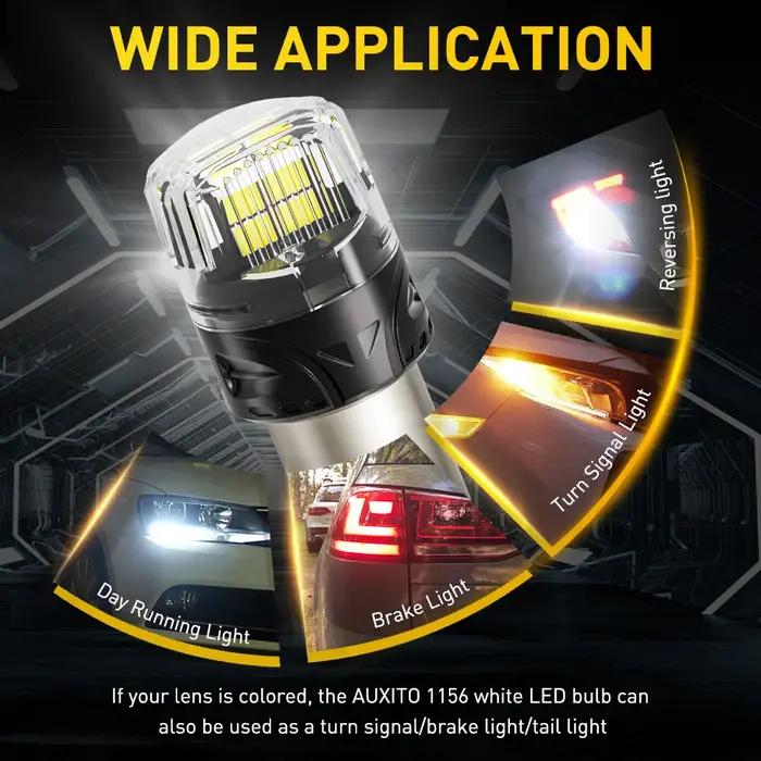 AUXITO 2X P21W BA15S 1156 7440 7443 ampoule LED T20 7506 BAY15D 1157 P21/5W ampoule LED DRL Position