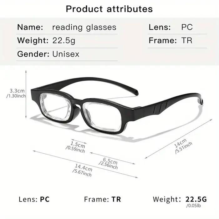 TR lunettes de lecture réglables chaque lentille peut être ajustée 1.0 à 4.0 conception ergonomique