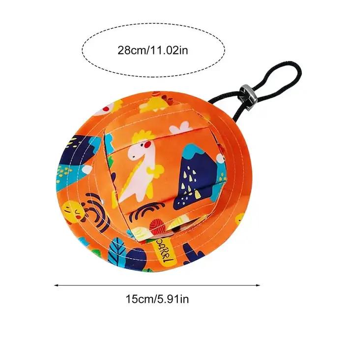 Chapeau de plage réglable pour chien avec trous pour les oreilles, protection UV, chapeau de basebal