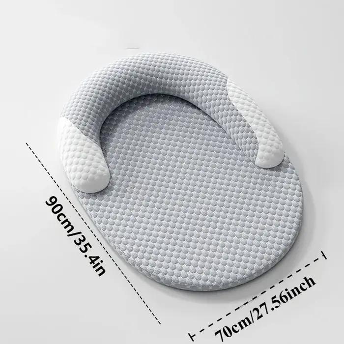 Lit pour chien orthopédique respirant et rafraîchissant hiver été doux lavable plusieurs tailles antidérapant pour animaux de compagnie toutes saisons