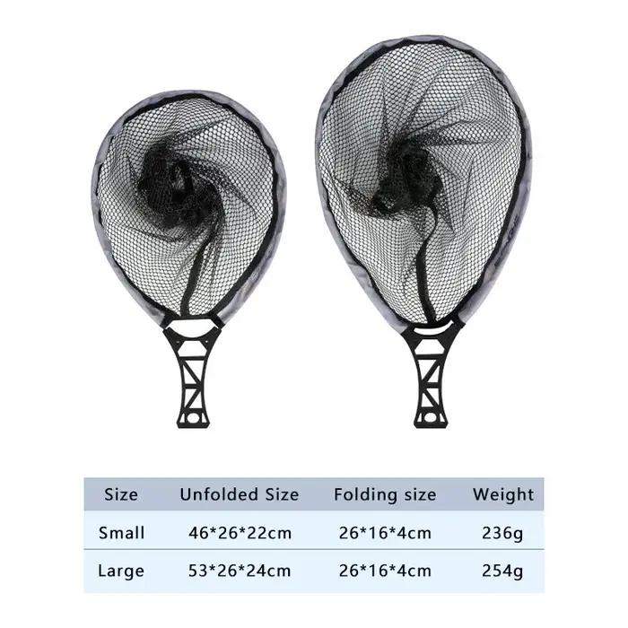 Filet d'atterrissage de pêche pliable de qualité supérieure