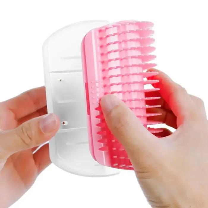 Toilleur pour chats, auto-brosse d'angle pour Massage des chiens