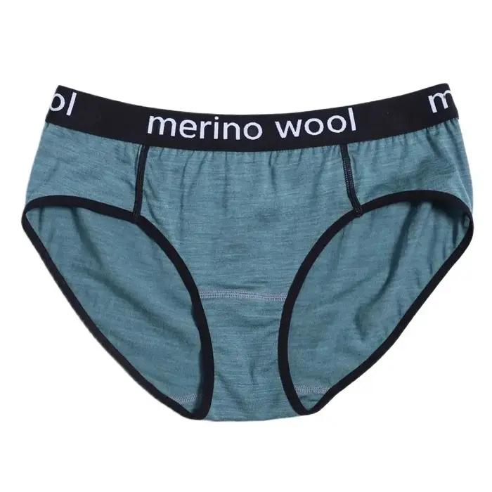 Culotte de dehors Légère en Laine Mérinos pour Femme, Sous-Vêtement Respirant, Anti-Odeur, 100% G
