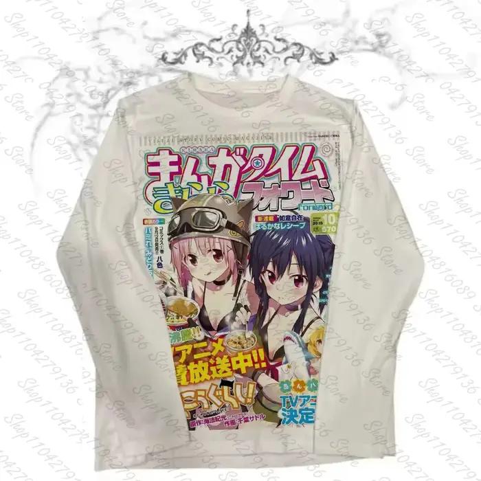 Vêtements pour femmes Printemps 2025, T-shirts graphiques Y2K, T-shirts Harajuku Y2K Kitty pour femmes