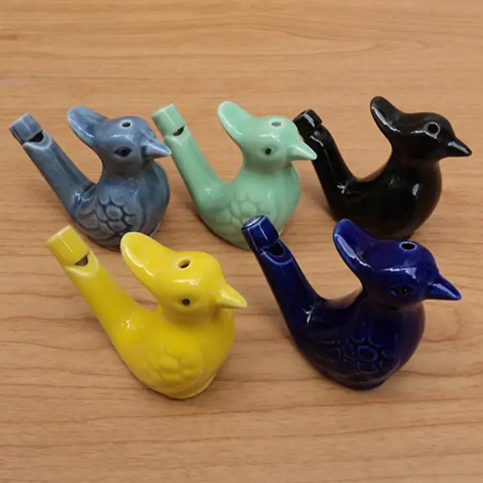 Sifflet d'oiseau en céramique