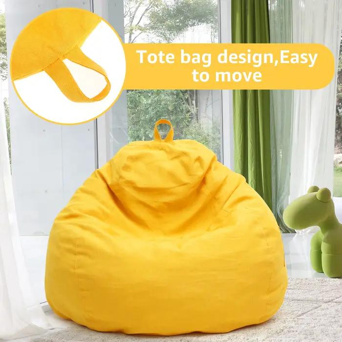 Housse de canapé paresseuse, grande housse de pouf confortable sans remplissage pour la maison, cham