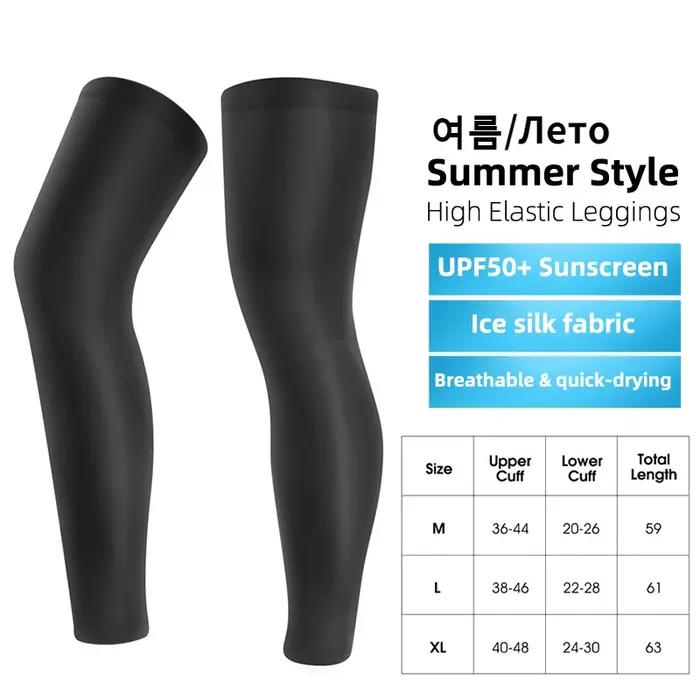 WEST BIKING – manches de jambes antidérapantes