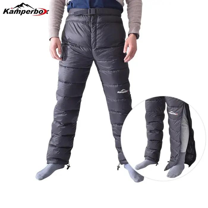 Kamperbox randonnée hommes pantalons hiver vers le bas pantalon hommes hiver vers le bas pantalon ra