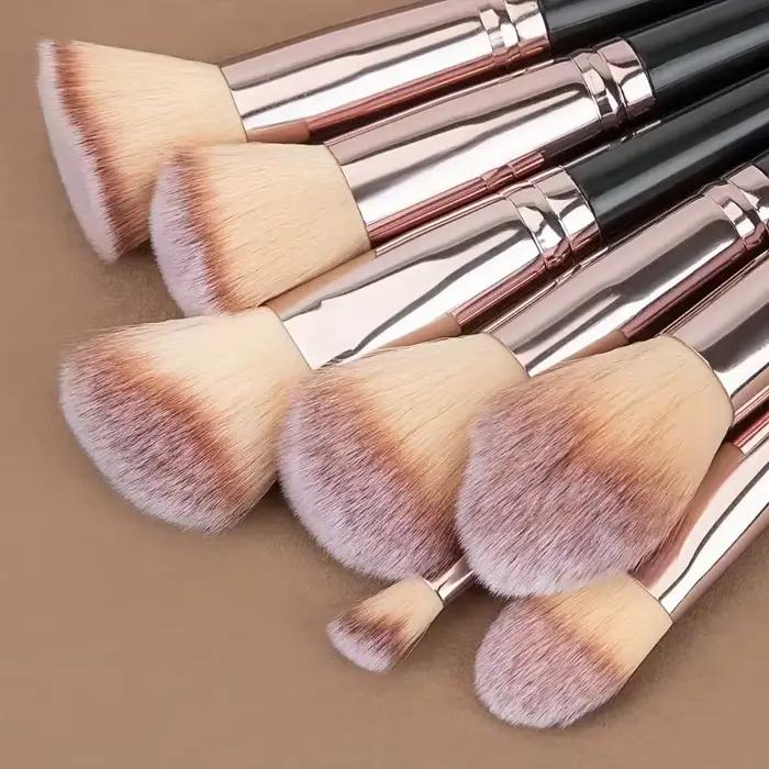 Ensemble professionnel de 3/20 pinceaux de maquillage doux et moelleux pour fard à paupières, fond d