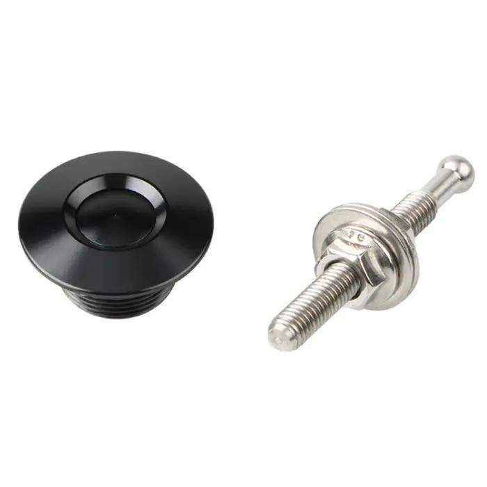 4 pièces universel 22mm voiture bouton poussoir capot capot broche serrure Clip Kit dégagement rapid