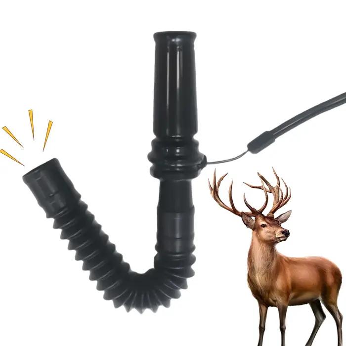 Appeau biche et faon avec dragonne - Leurre de chasse réaliste - Vocalisations authentiques pour l'affût en extérieur