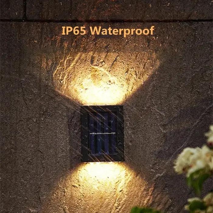 Solaire LED lumière extérieure éclairage solaire capteur lampe lampadaires extérieur jardin décorati