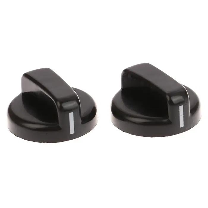 Poignée en plastique générale de 8mm, 2 pièces, remplacement de cuisinière à gaz, bouton de commande