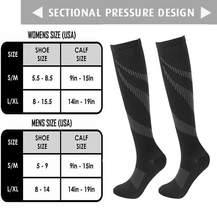 Chaussettes de compression sport pour hommes