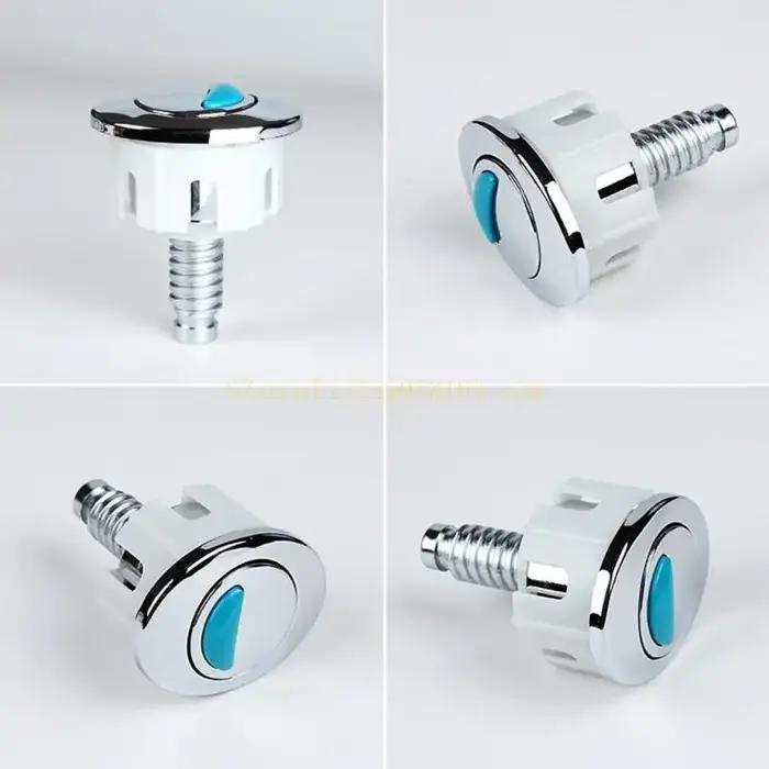 Bouton de chasse d'eau de forme ovale, Double bouton poussoir de toilette, couvercle de bouton de to