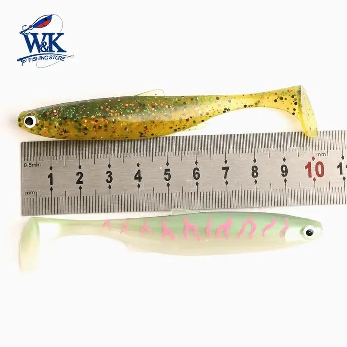 Leurre flottant souple avec queue de pagaie, appât Élidéal pour la pêche au brochet ou au sandre, 10