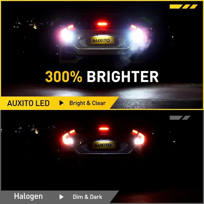AUXITO 2X P21W BA15S 1156 7440 7443 ampoule LED T20 7506 BAY15D 1157 P21/5W ampoule LED DRL Position