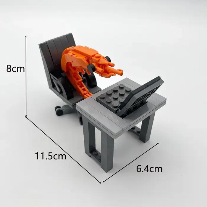Kit de construction de figurines de crevettes à assembler jouet créatif pour enfants et adultes occasions spéciales imagination et partage