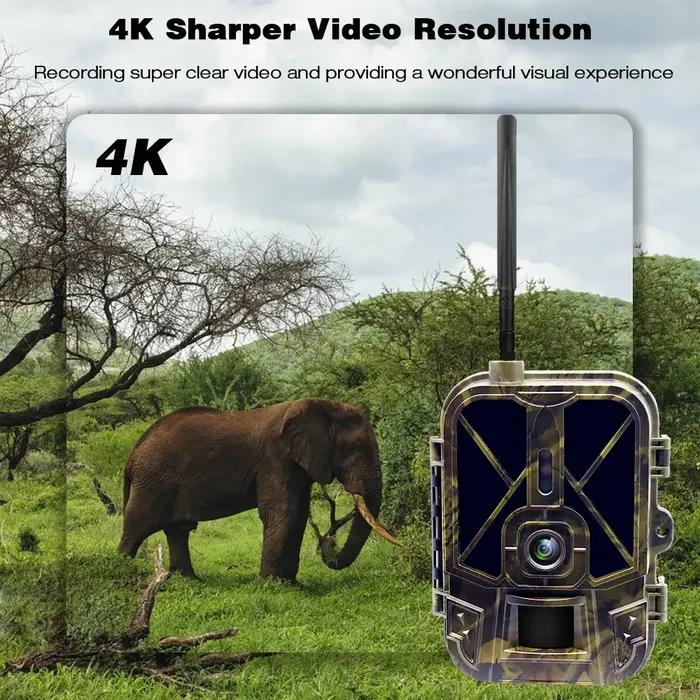 Caméra de surveillance 4K en direct 4G 30MP avec service cloud APP