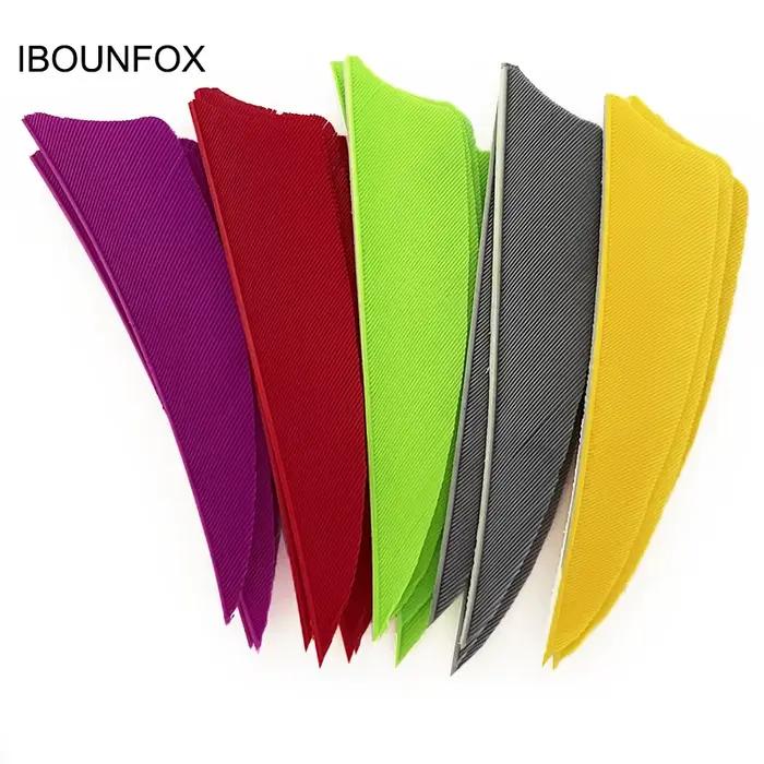 100 pièces hi-q 3 pouces dinde flèche plumes bouclier coupe chasse tir à l'arc Fletching pour arc Fletches accessoires RW