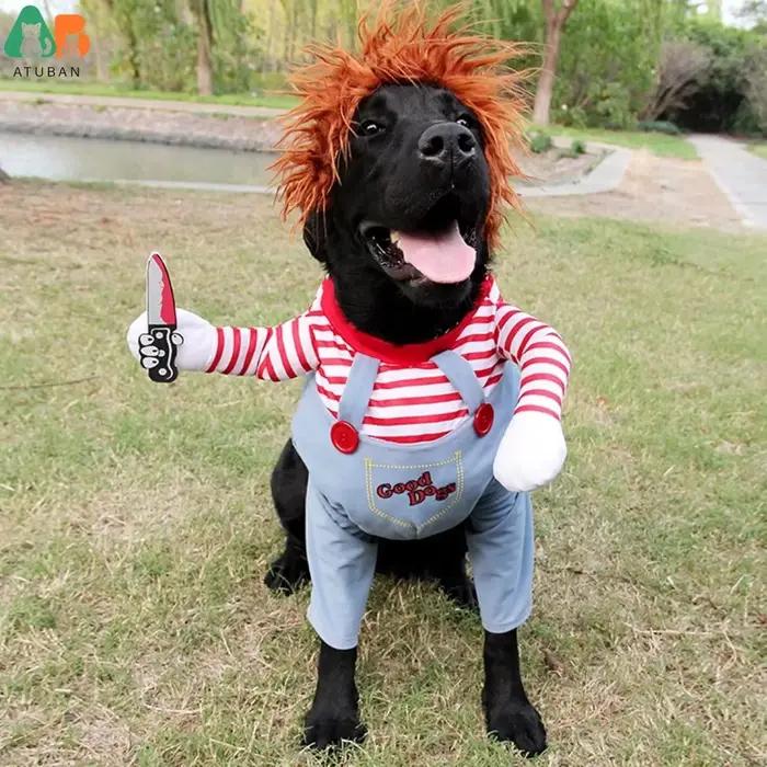 Costume de chien mortel pour animaux de compagnie