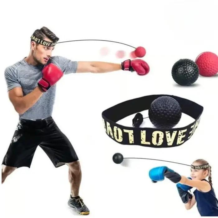 Ballon de vitesse de boxe à fixation sur tête en PU
