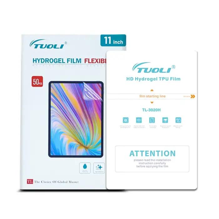 TUOLI 10 pièces tablettes universelles Film Hydrogel films protecteur d'écran pour iPad Air 11 pouces 13