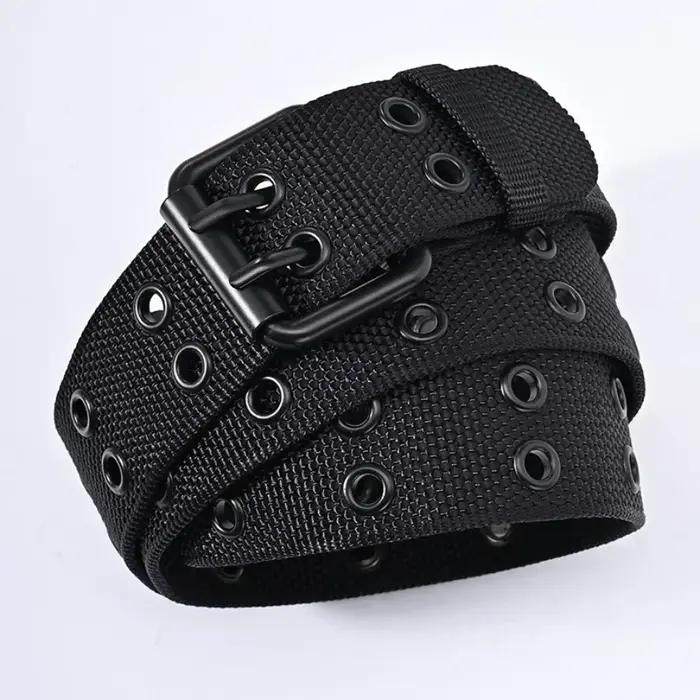 Nouveaux hommes respirant en Nylon tissu ceinture de sport de plein air ceinture boucle ardillon pan