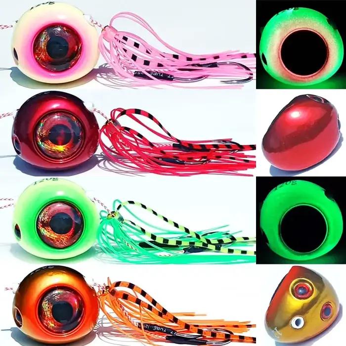 Tête de gabarit astronomique avec jupe, jigging Tenya, Curseur Snared, Dorade, Pesca Kabura, 40g, 60