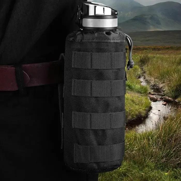 DulWater-Sac de bouteille multifonction avec trou en nylon, extérieur, réglable, proximité, Wstrin,